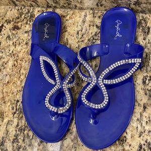 Qupid flip flops size 38, fits like a 7.5 brand new